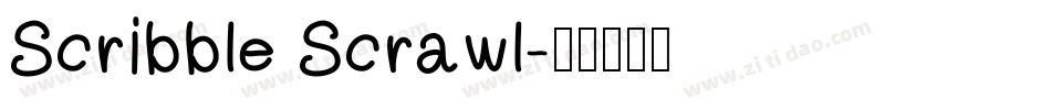 Scribble Scrawl字体转换